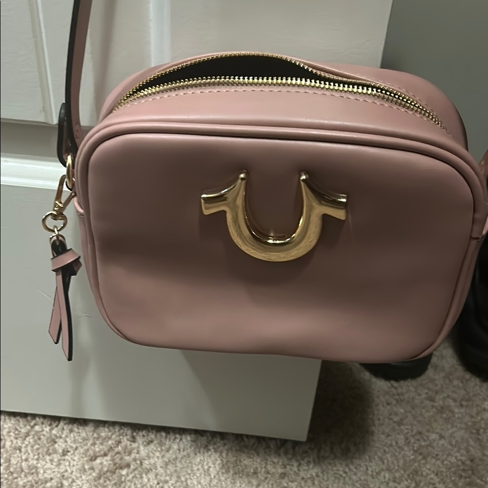 True Religion Pink Crossbody Bag